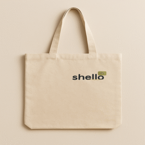 Shello Reusable Cotton Tote Bag (Eco-Friendly, Lightweight)