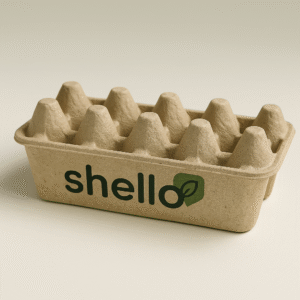 Shello Biodegradable Egg Tray of 140 (24-Egg Capacity)